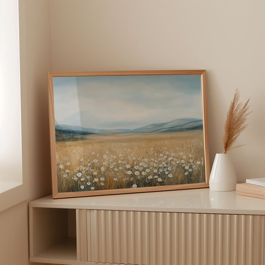 Daisies Dance Through Golden Fields