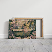 Fairy in the Rose Bath Garden