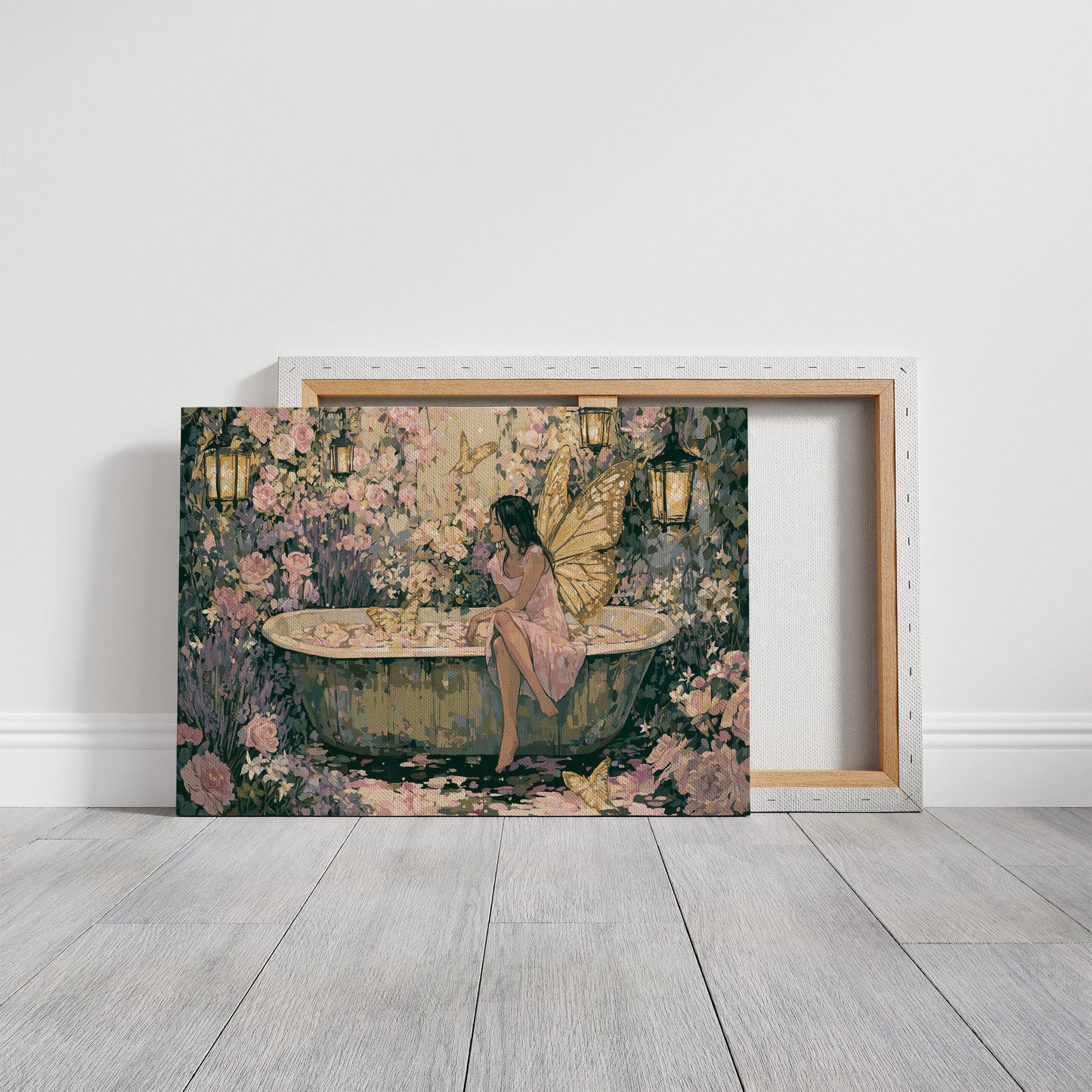 Fairy in the Rose Bath Garden