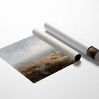 Solitude Calls Across Misty Fields