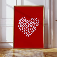 Brushstrokes Dance Into Love's Pattern