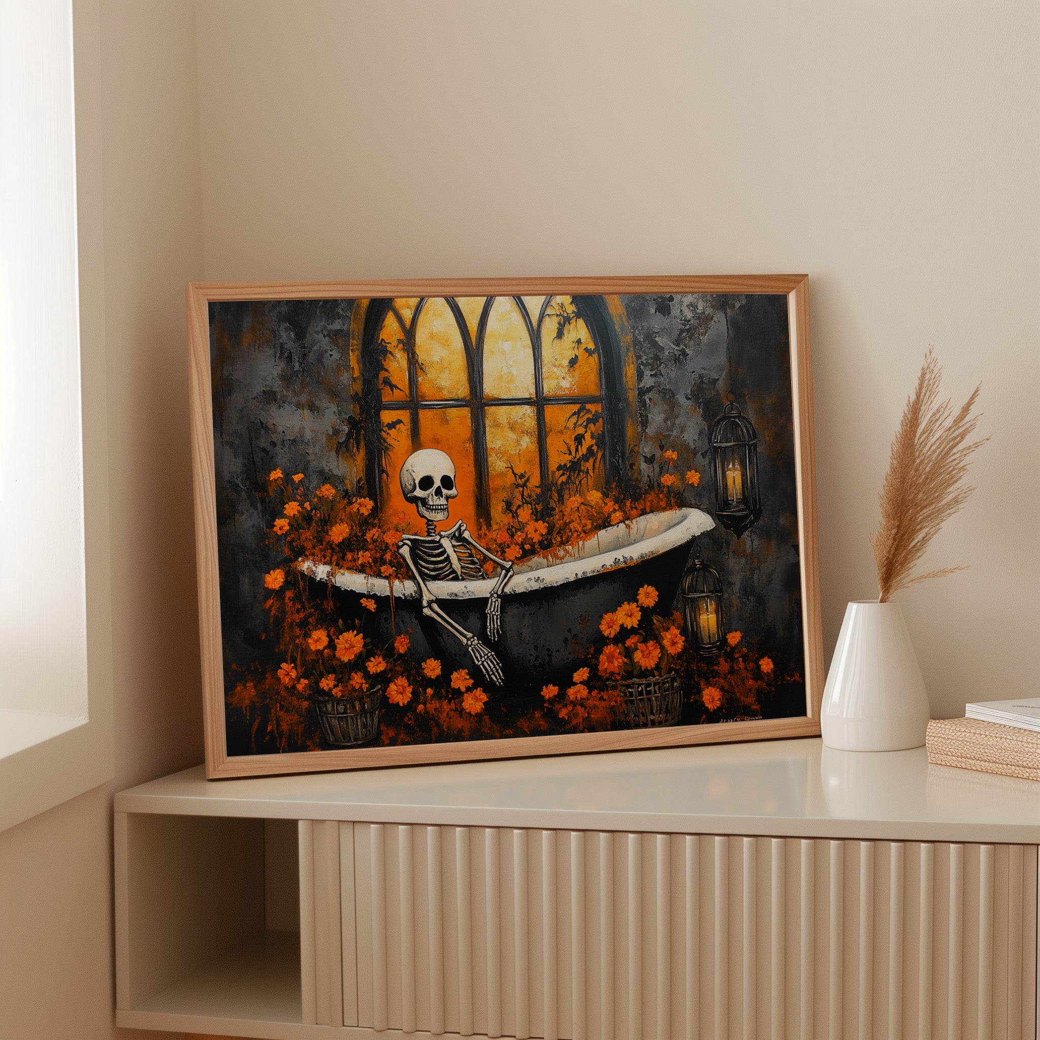 Marigolds Dance At Midnight's Bath