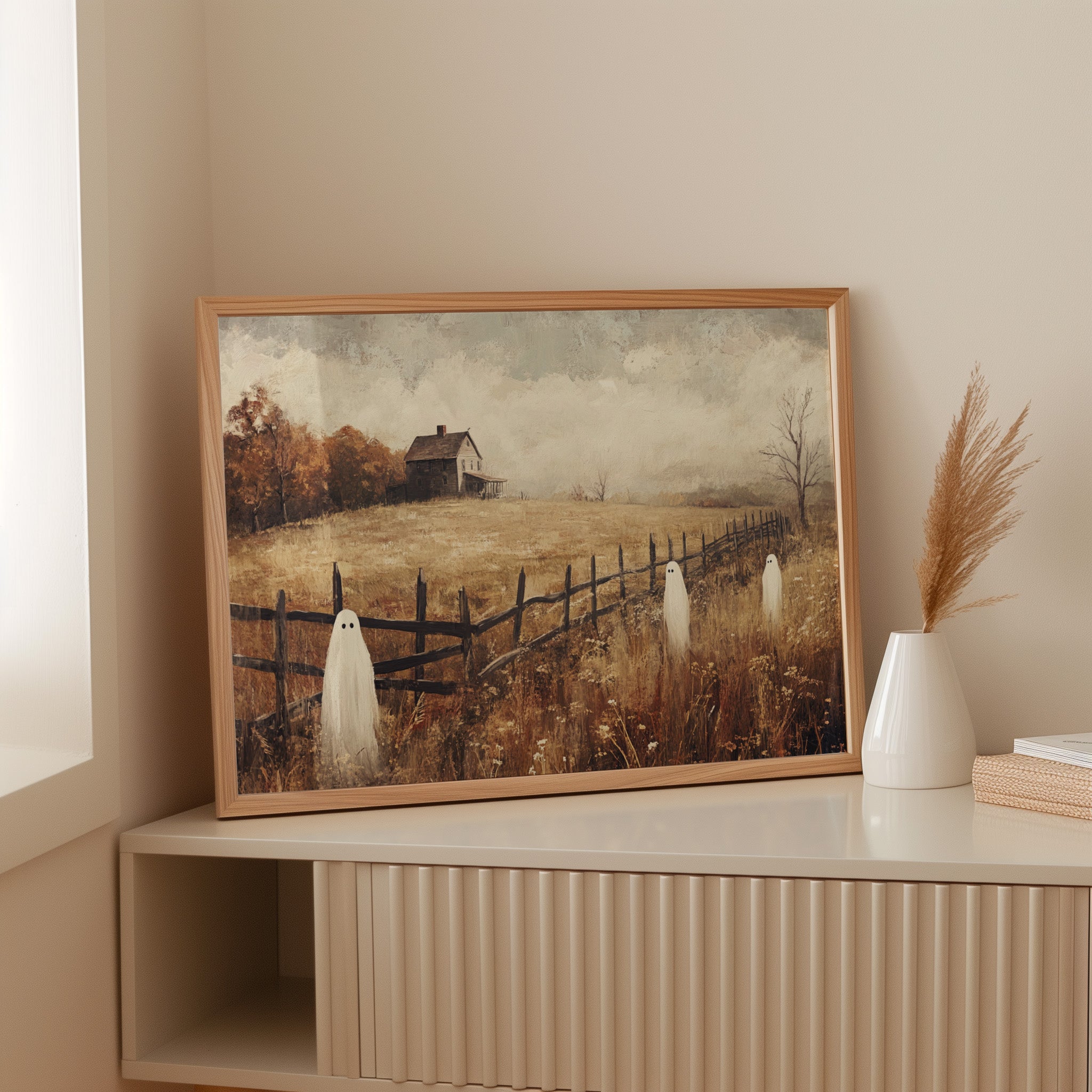 Autumn Spirits Haunt The Meadow Path