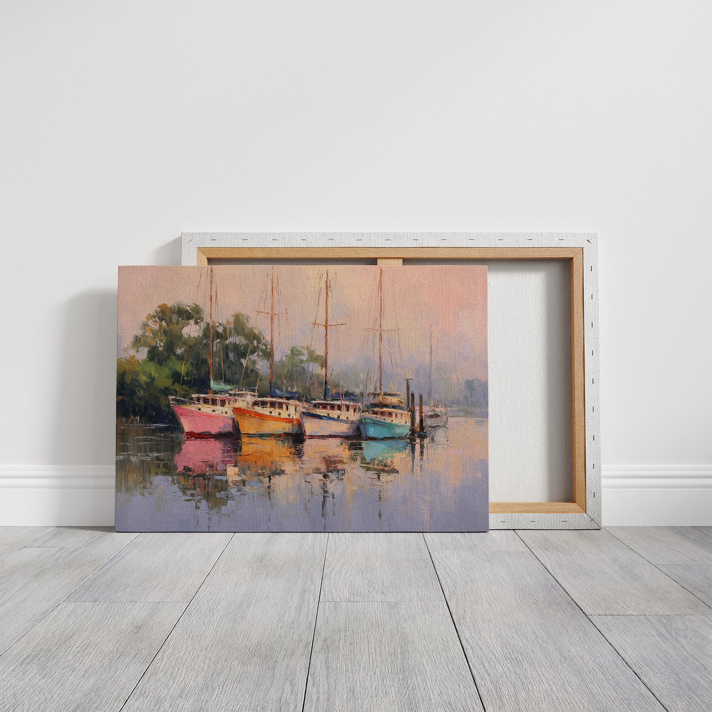 Harbor Dreams At Sunset Blush