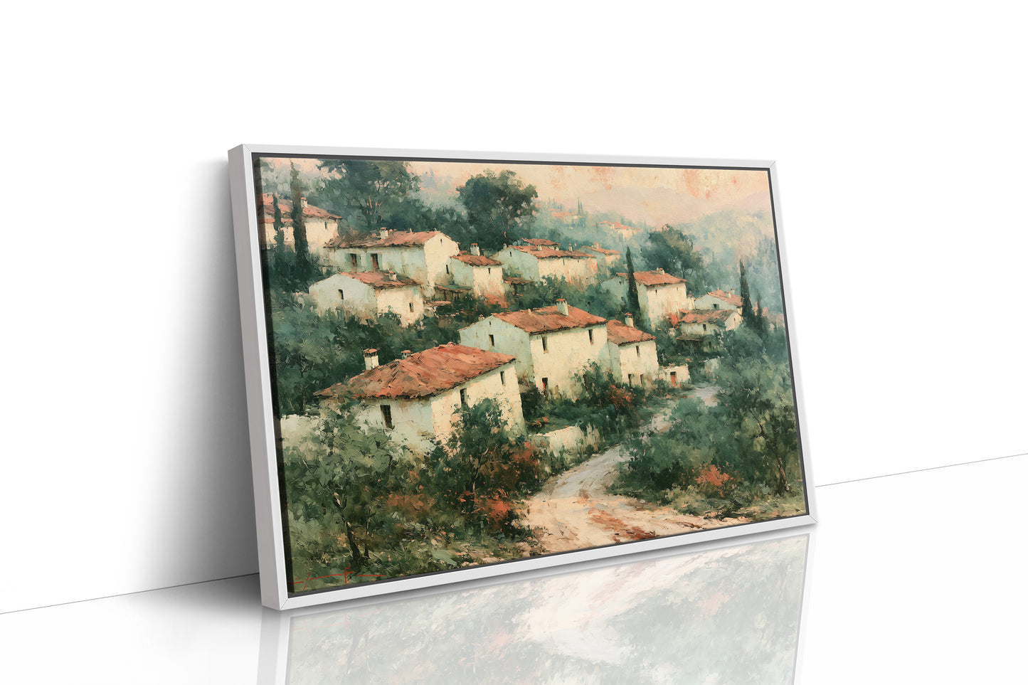 Tuscan Hillside, Terracotta Roofs