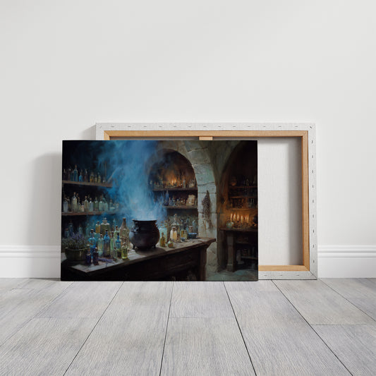 Alchemist's Chamber Breathes Blue Smoke