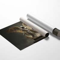 Wings Ascend From Ancient Stone