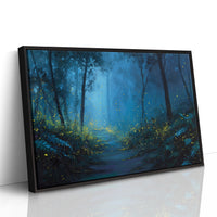Fireflies Dance Along Midnight Path