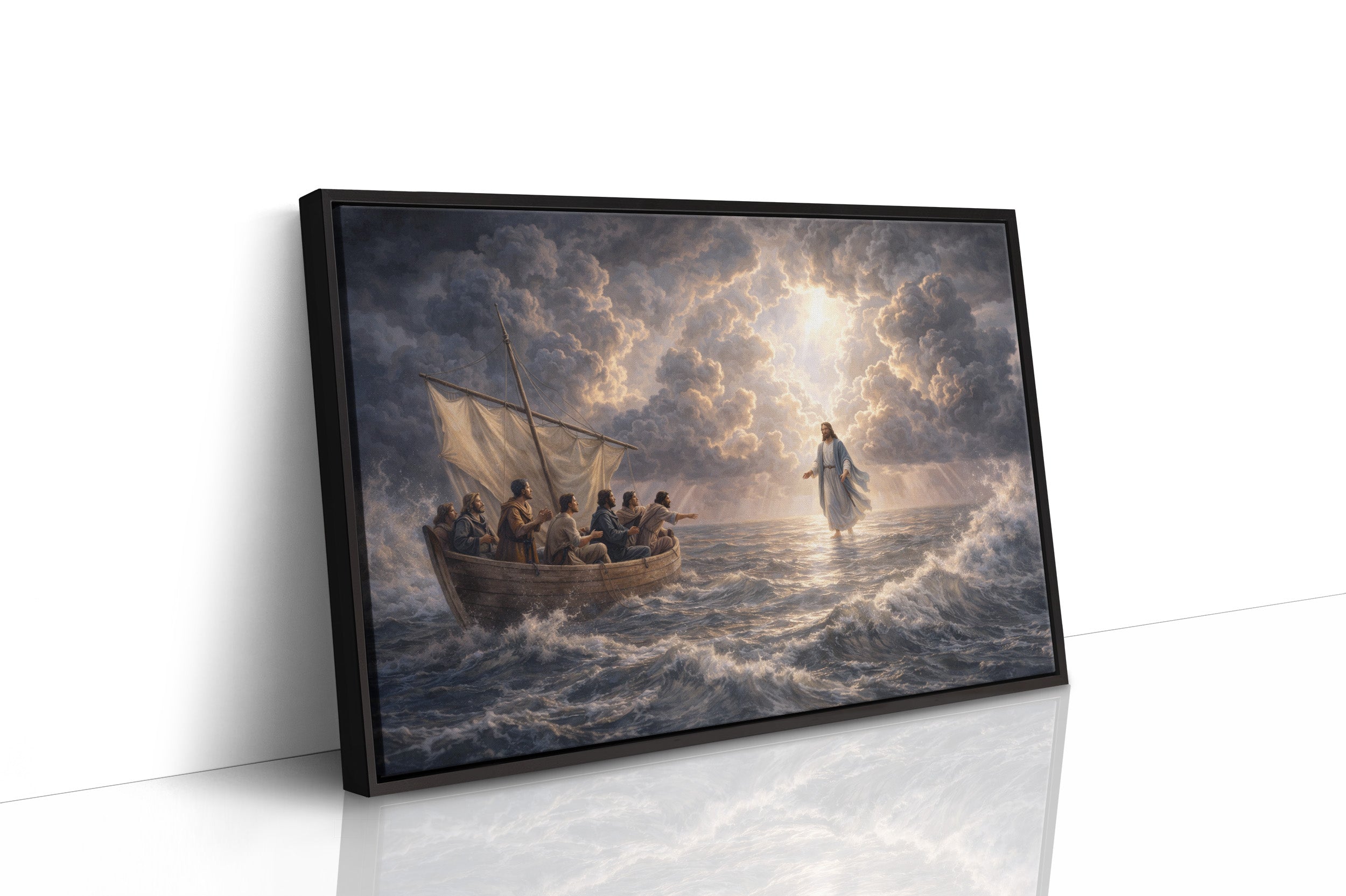Divine Light Pierces Tempest's Fury