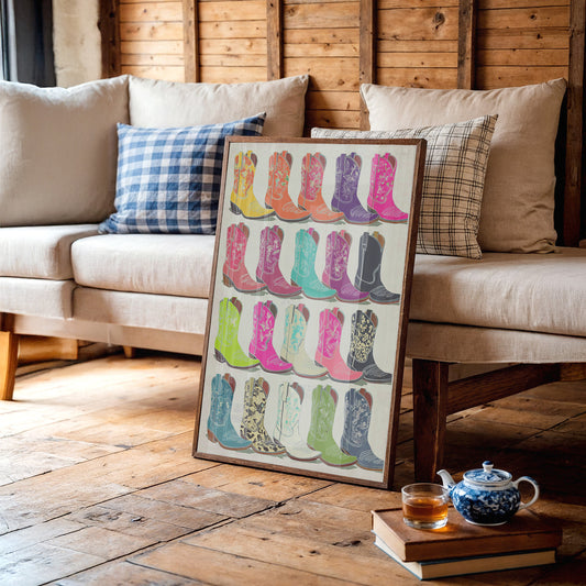 Rainbow Boots Paint Desert Stories