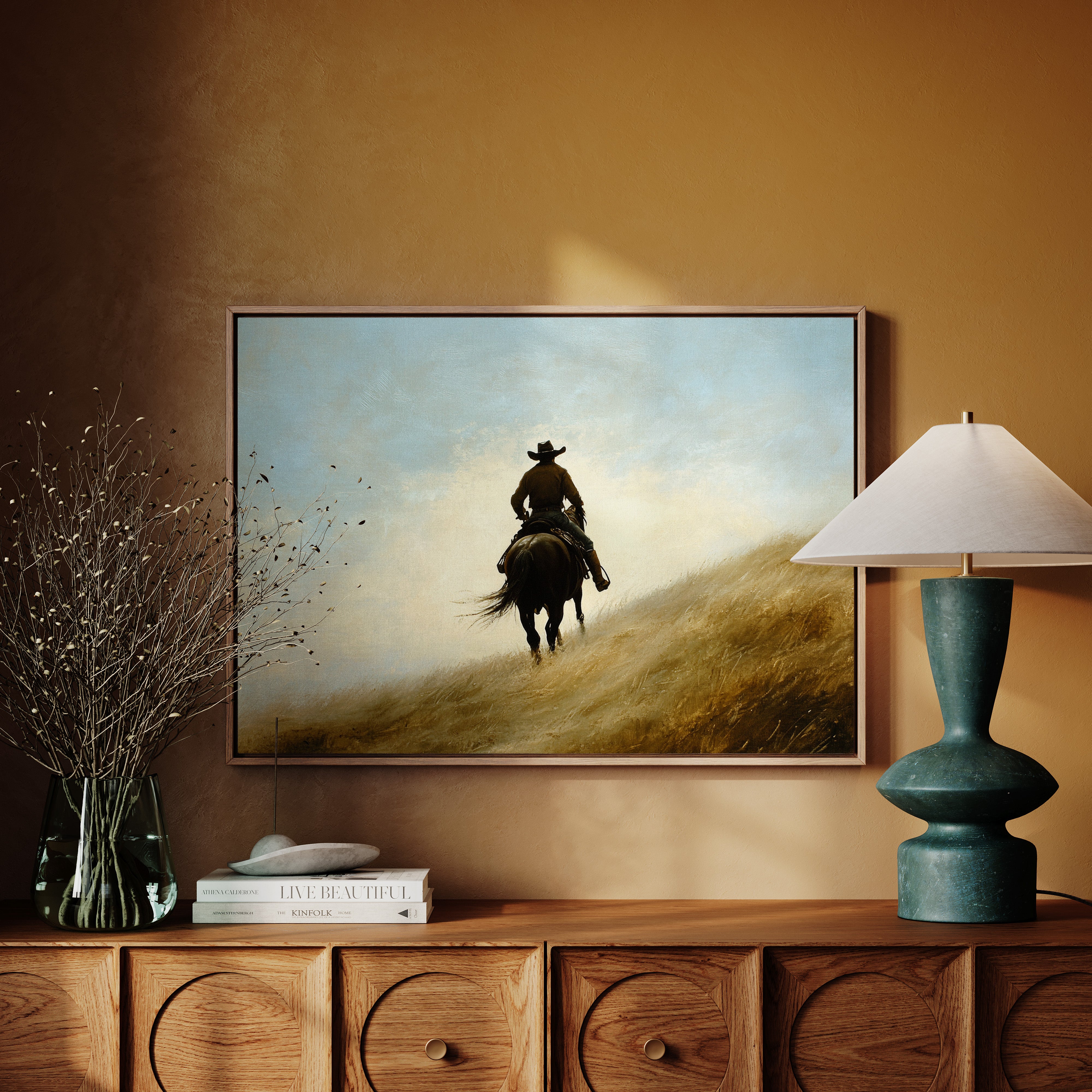 Rider Toward the Sky