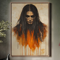 Ember Stare Warrior Portrait