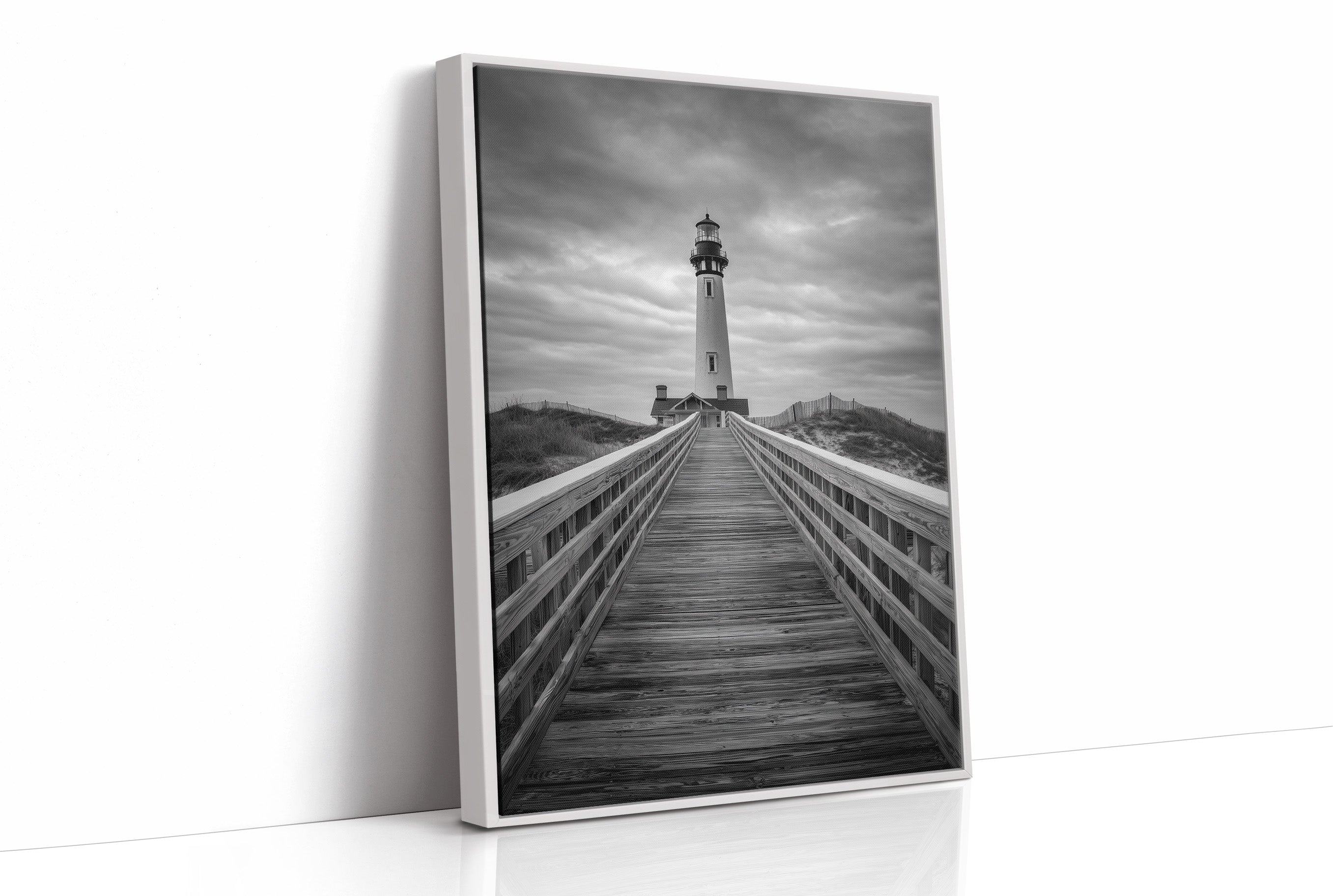 Boardwalk Journey To Coastal Tower