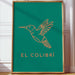 Coral Wings Dance Through Emerald Skies