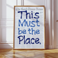 Blue Letters Find Their Home