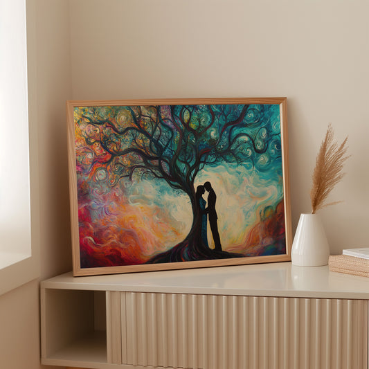 Ancient Tree Holds Love's Dance