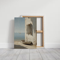 Mediterranean Whispers: Shoreline Solitude