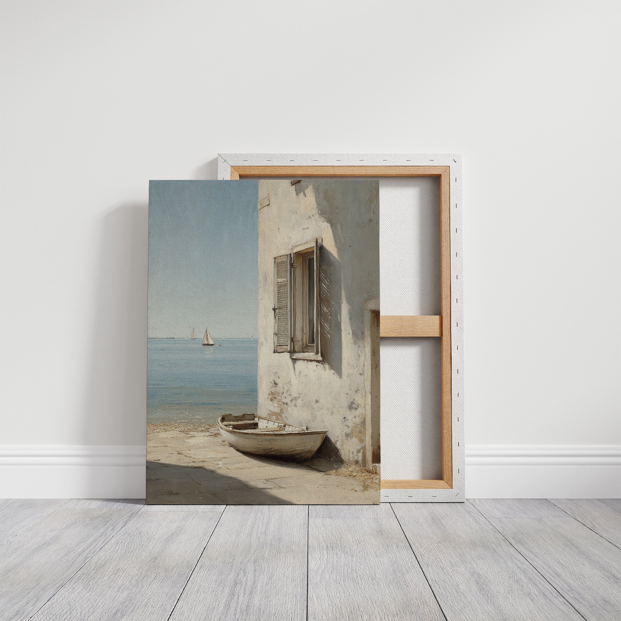 Mediterranean Whispers: Shoreline Solitude