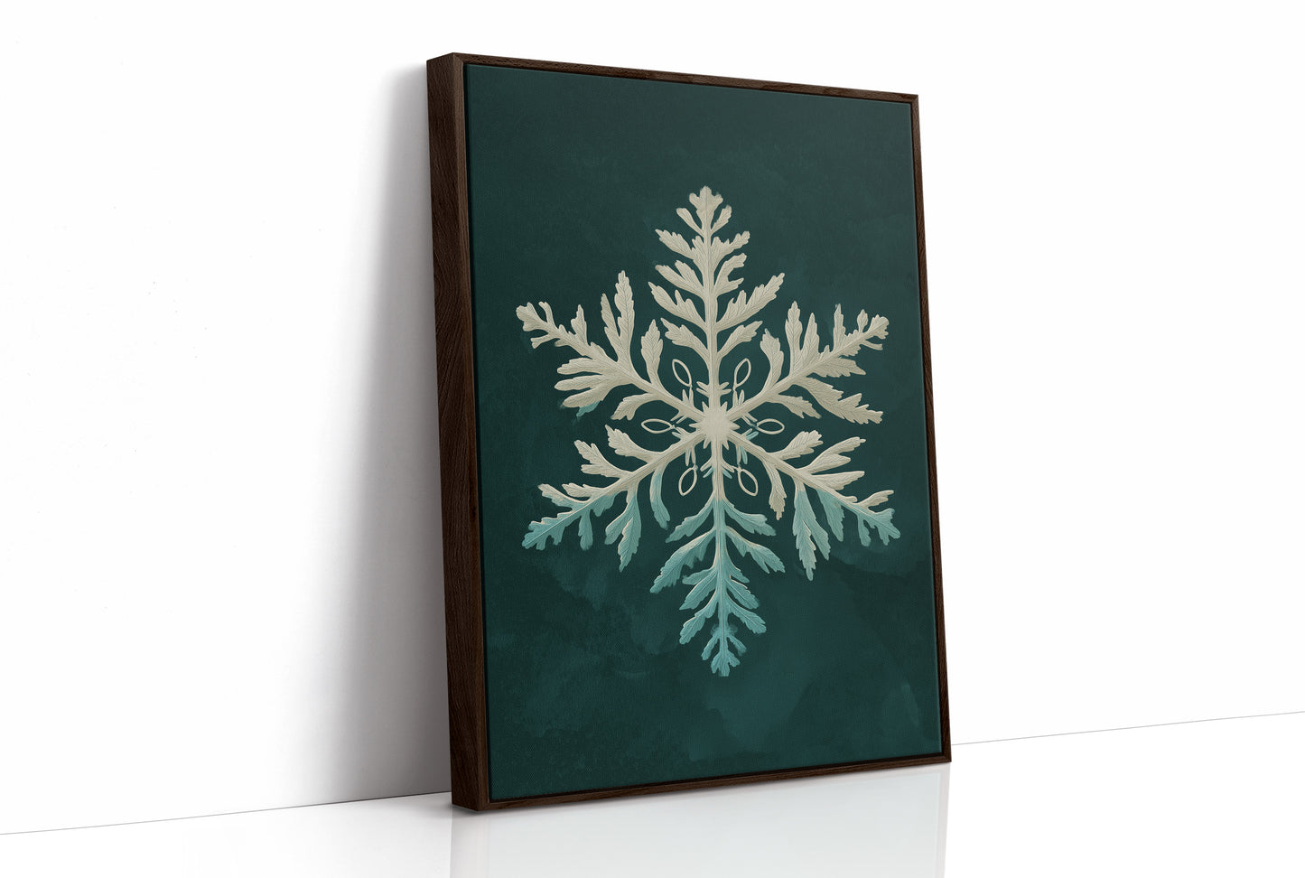 Frost Ferns Bloom On Emerald