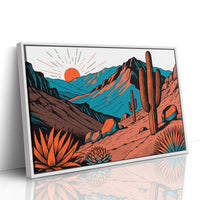 Sunrise Over Saguaro Ridge