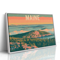 Maine Coastal Summit Sunset