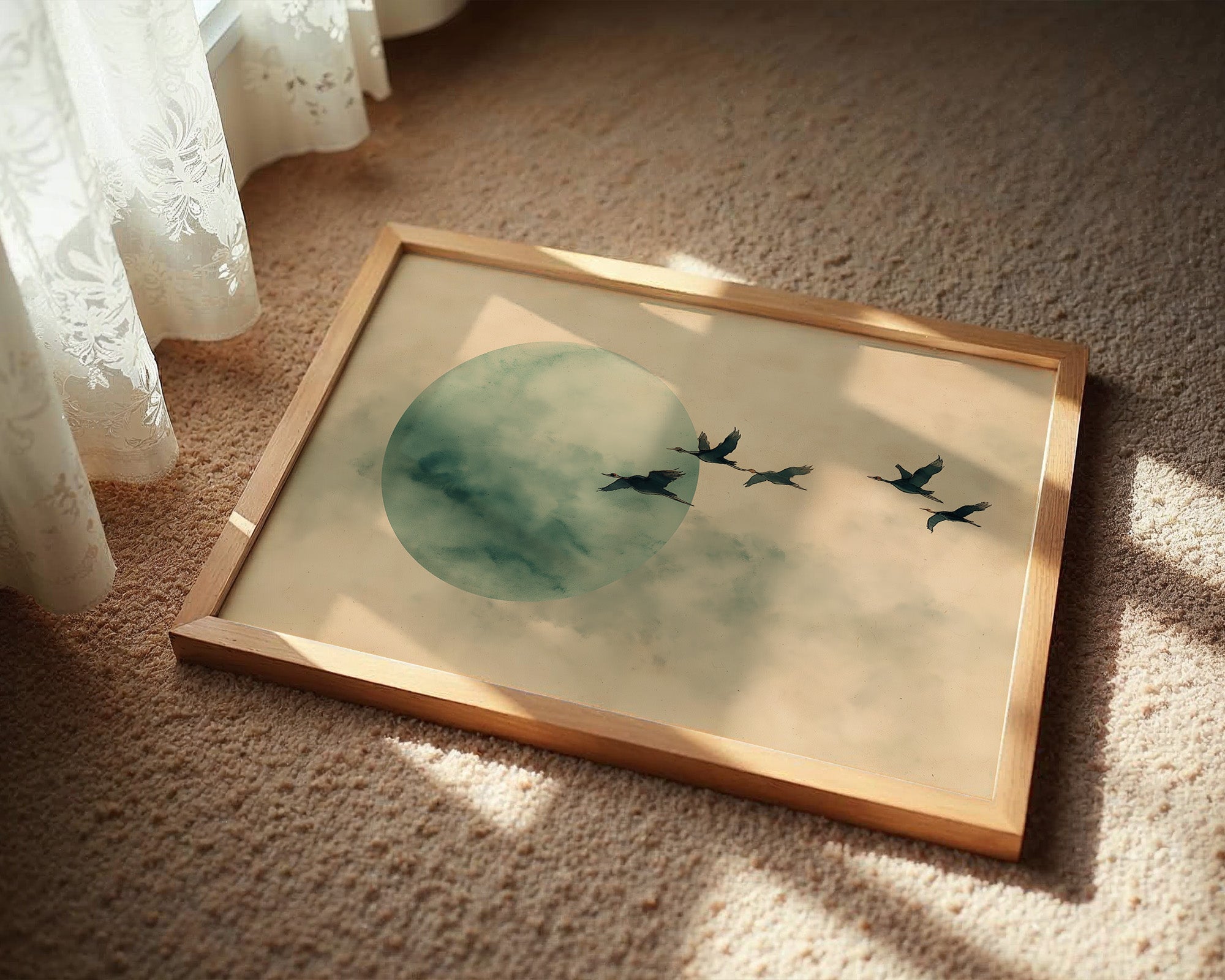 Birds Follow The Jade Moon