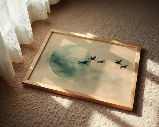 Birds Follow The Jade Moon