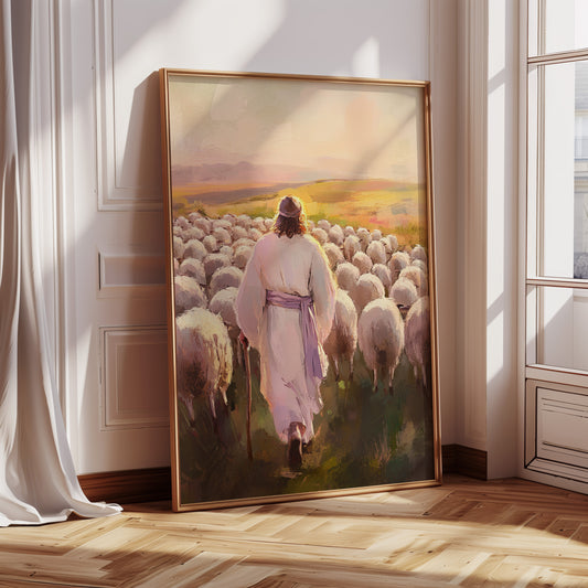The Shepherd Leads at Dawn