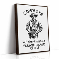 Cowboys With Short Pistols