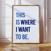 Blue Letters Paint Tomorrow's Promise
