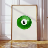 Lucky Six Floats In Emerald Depths