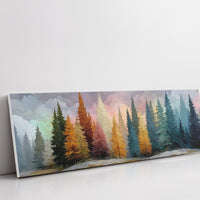 Winter Pines in Painted Light
