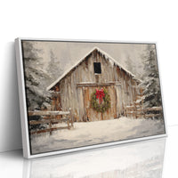 Winter Finds The Old Barn Door