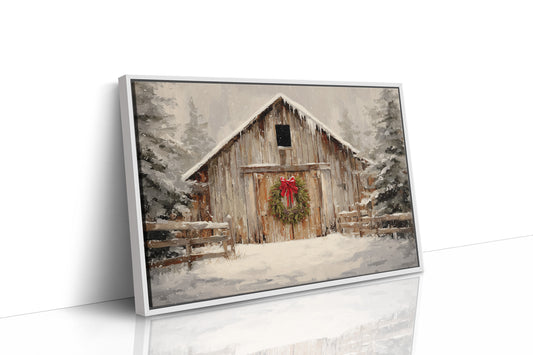 Winter Finds The Old Barn Door