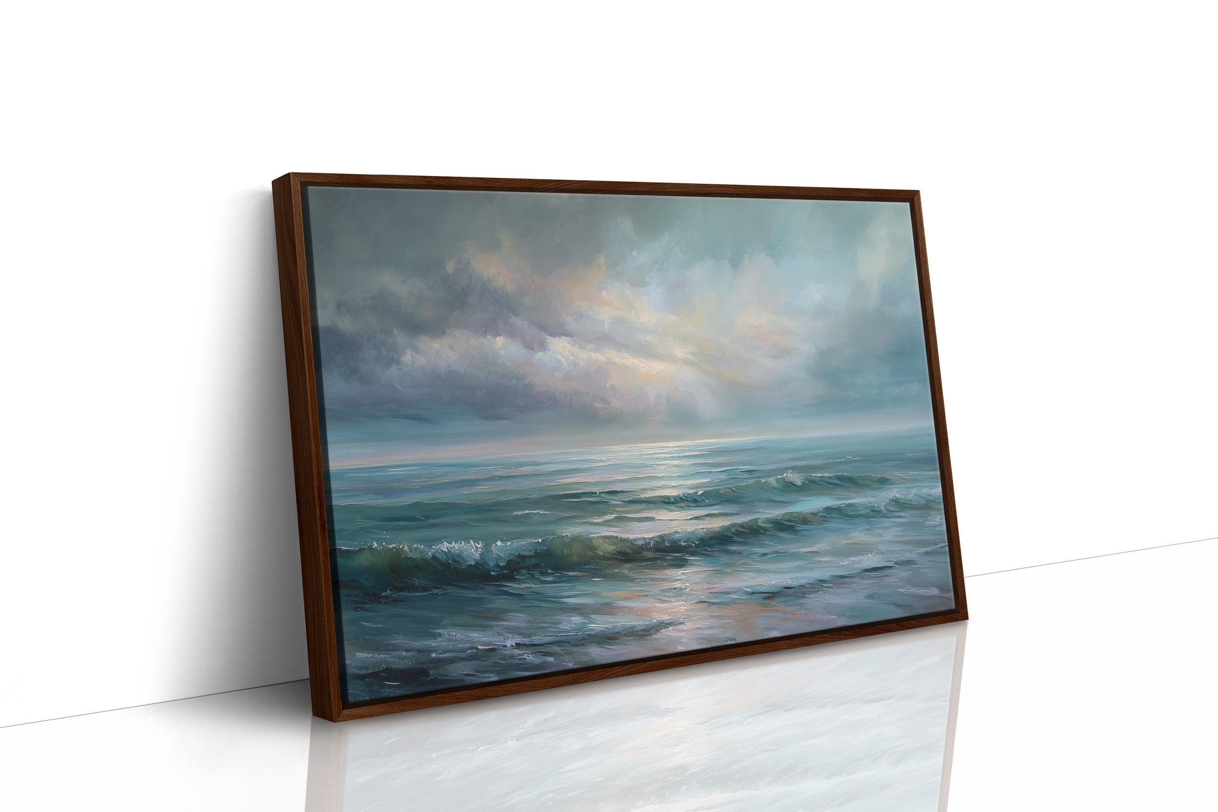 Ocean Breaths Between Storm Clouds