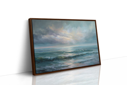 Ocean Breaths Between Storm Clouds