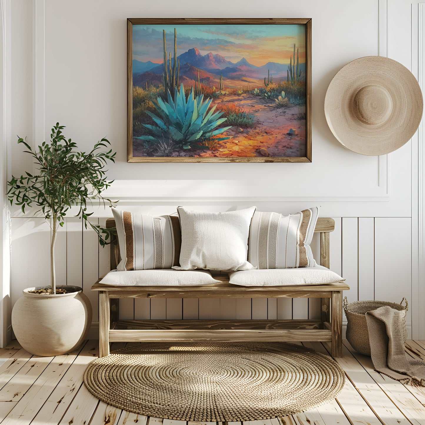 Blue Agave Greets Desert Dawn