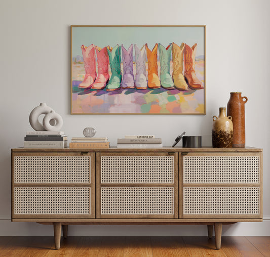 A Line of Colorful Journeys