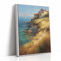 Mediterranean Cliffs Catch Summer Light