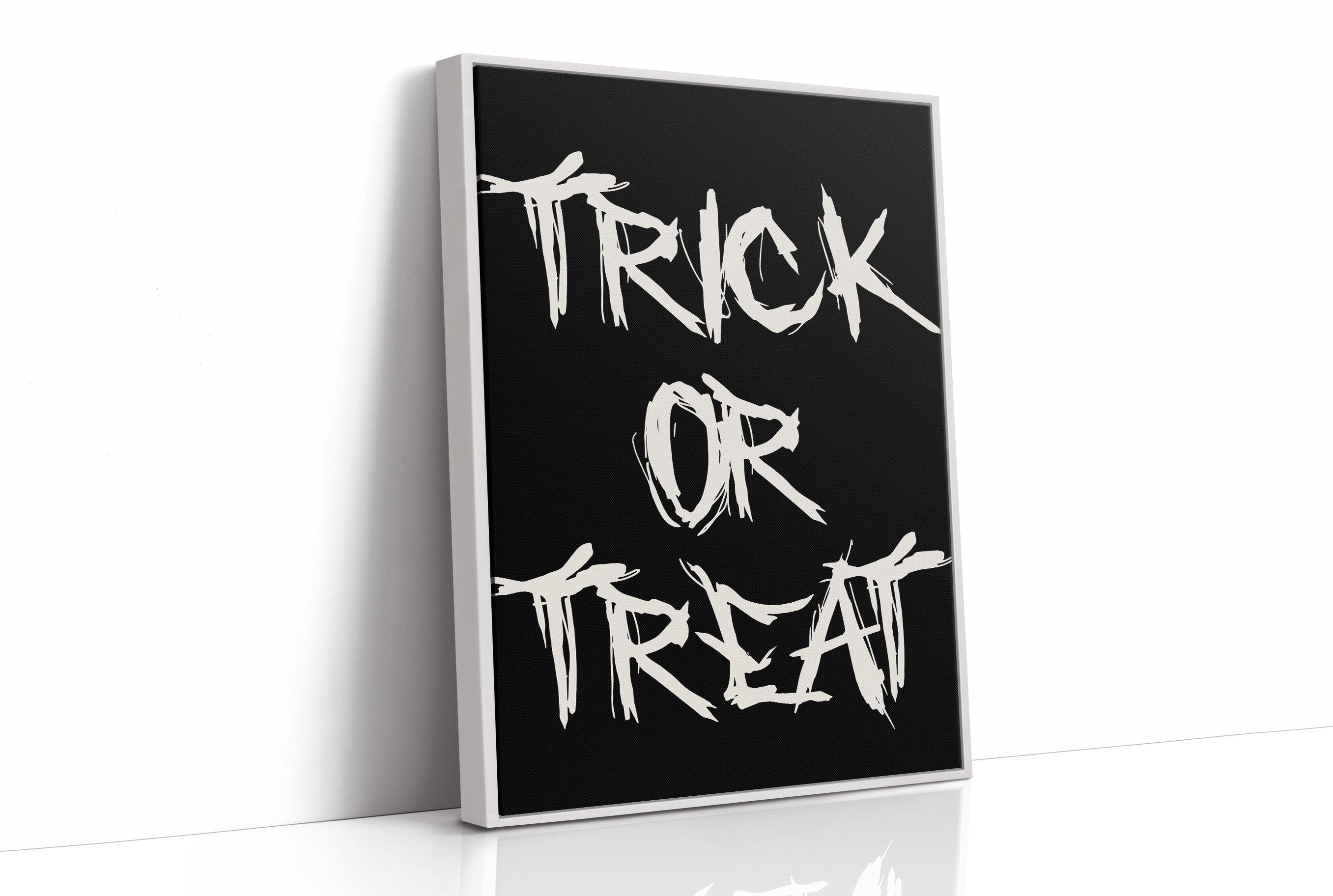 Stark Words Against Midnight Canvas