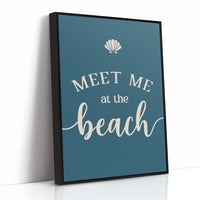 Coastal Invitation in Teal Depths