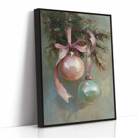 Vintage Ornaments Dance on Evergreen Bough
