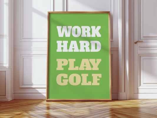 Life Balances On Green Fairways