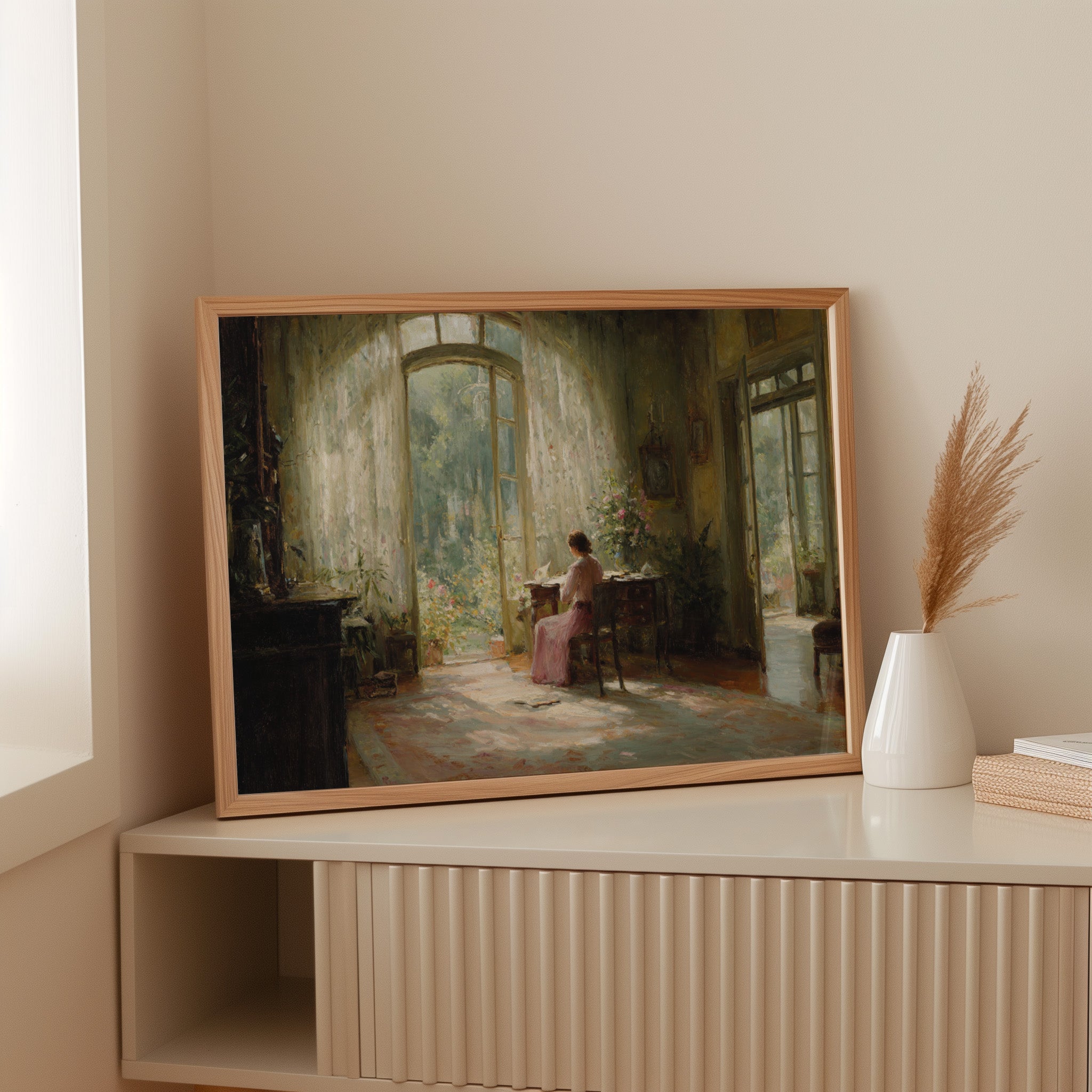 Summer Light Fills This Quiet Room