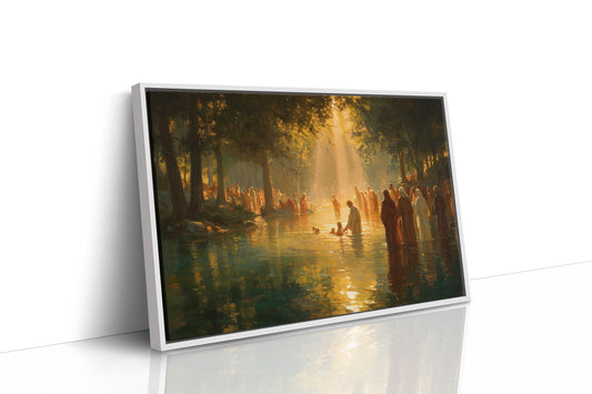 Sacred Waters Bathe Golden Light