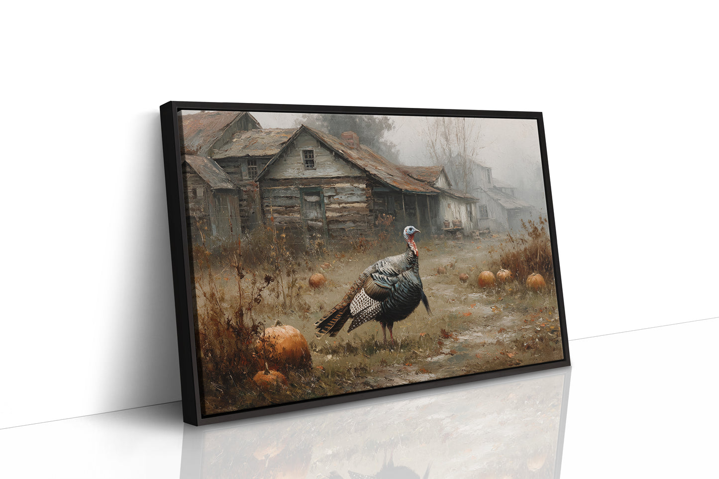 Wild Turkey's Autumn Farmhouse Patrol
