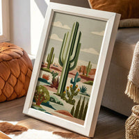 Saguaros Paint Their Desert Symphony