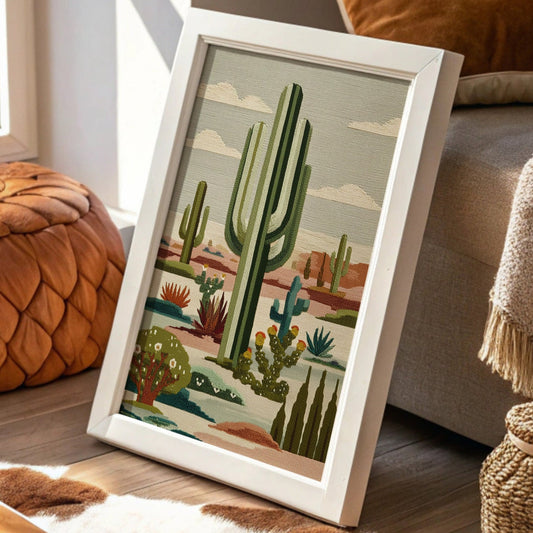 Saguaros Paint Their Desert Symphony
