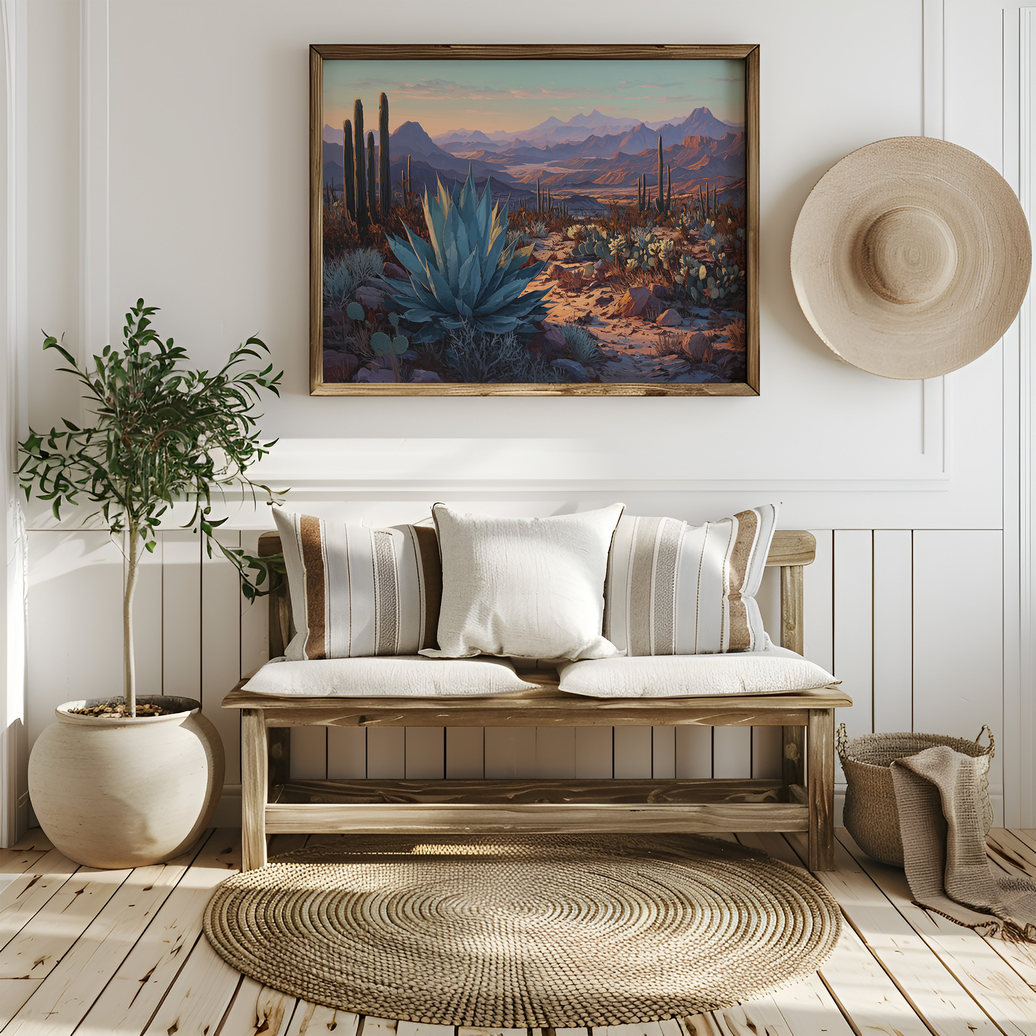 Blue Agave Greets Mountain Dawn