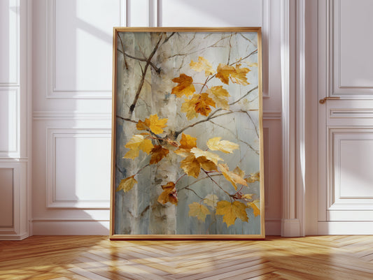 Autumn Light Catches Golden Wings